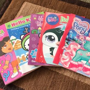 5 Coloring books craft